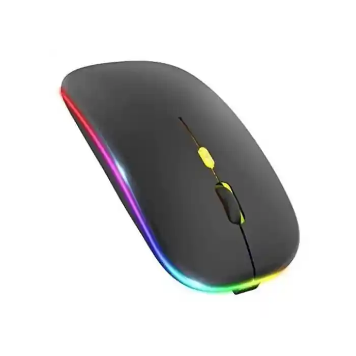 7G Wireless Mouse Rechargeable Bluetooth RGB LED Light
